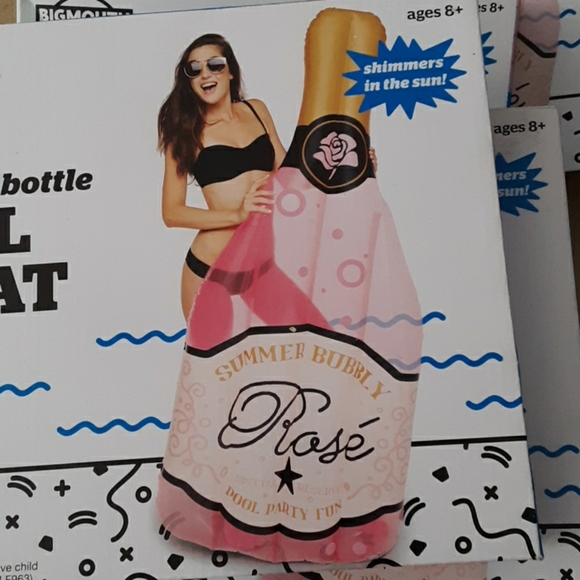 GIANT ROSE BOTTLE POOL FLOAT - Picture 3 of 6